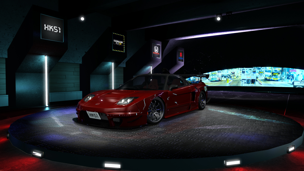 HK51 P1 Honda NSX-R NA2, skin Brandy_Wine