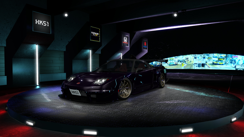 HK51 P1 Honda NSX-R NA2, skin Midnight_Purple_III