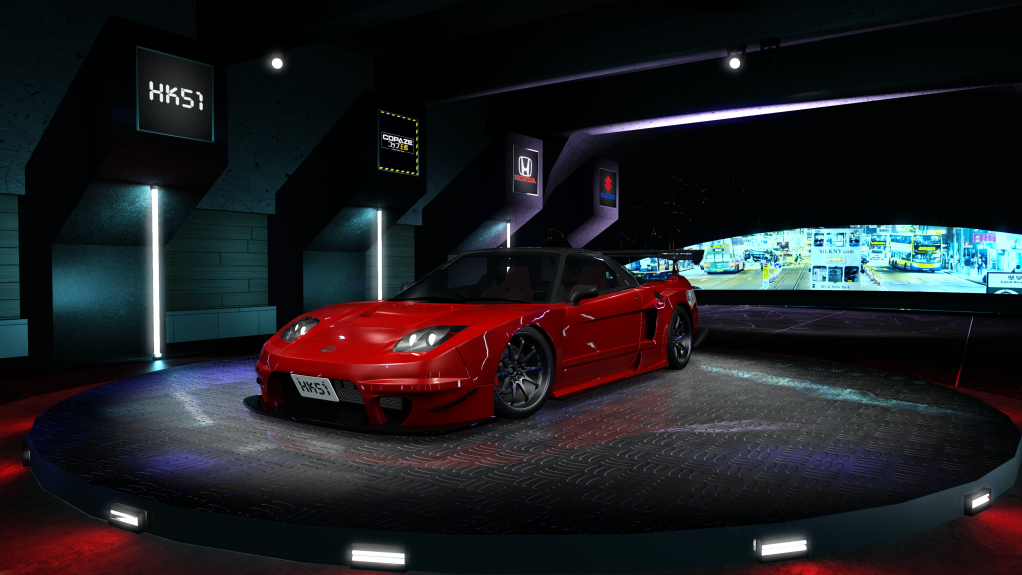 HK51 P1 Honda NSX-R NA2, skin Monza_Red_Pearl