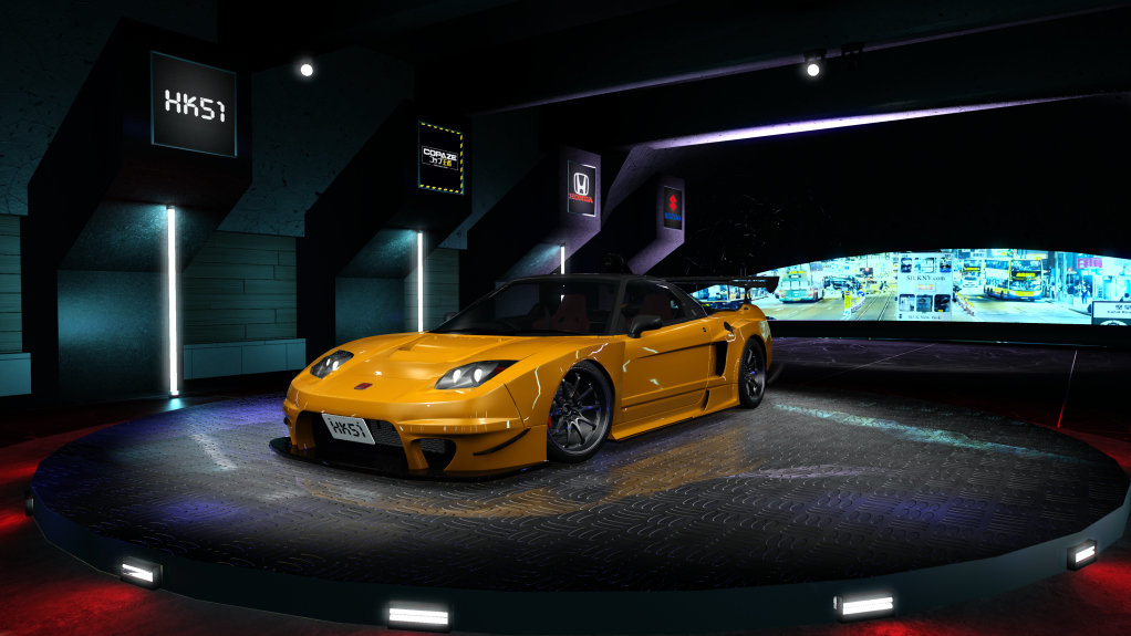 HK51 P1 Honda NSX-R NA2, skin New_Imola_Orange_Pearl