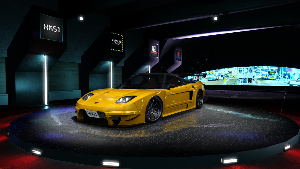 HK51 P1 Honda NSX-R NA2, skin Spa_Yellow_Pearl