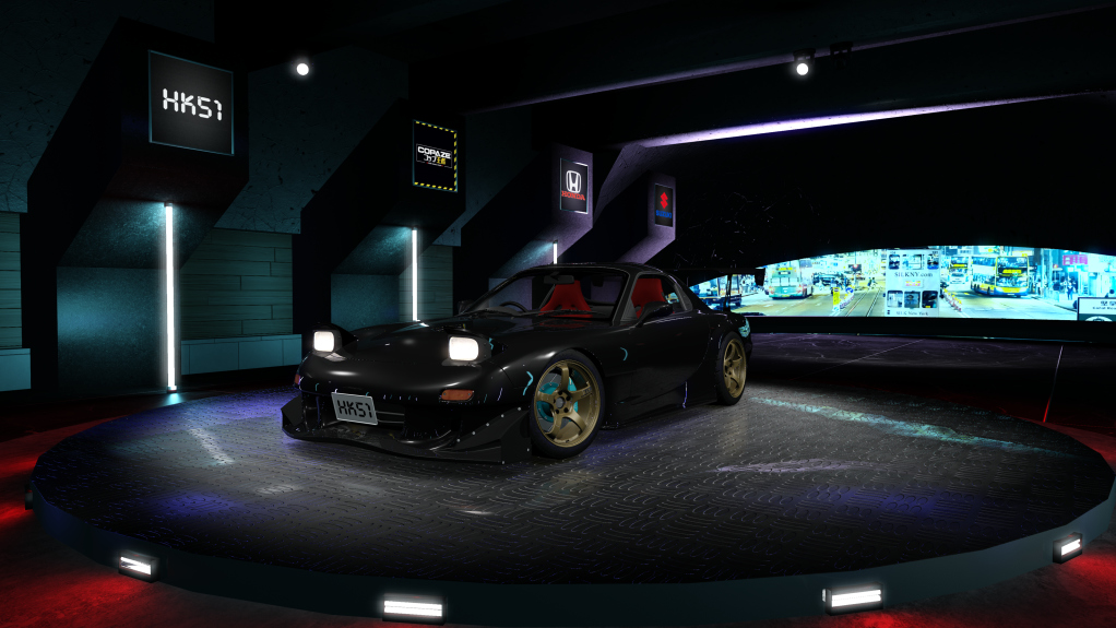 HK51 P1 Mazda RX7 FD3S, skin 05_brilliant_black