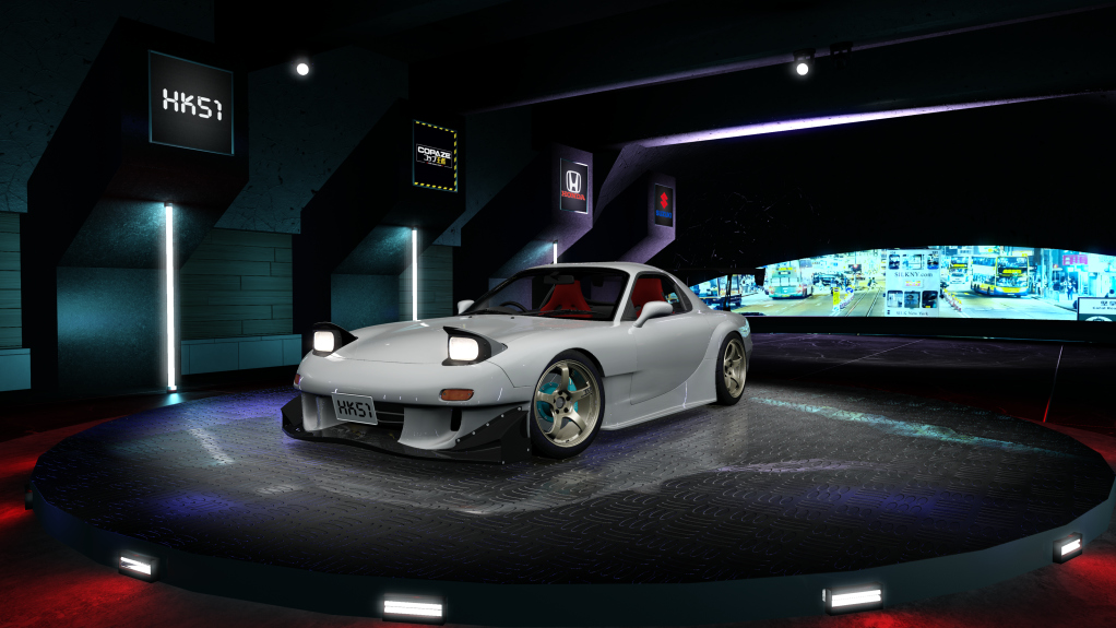HK51 P1 Mazda RX7 FD3S, skin 07_pure_white_b