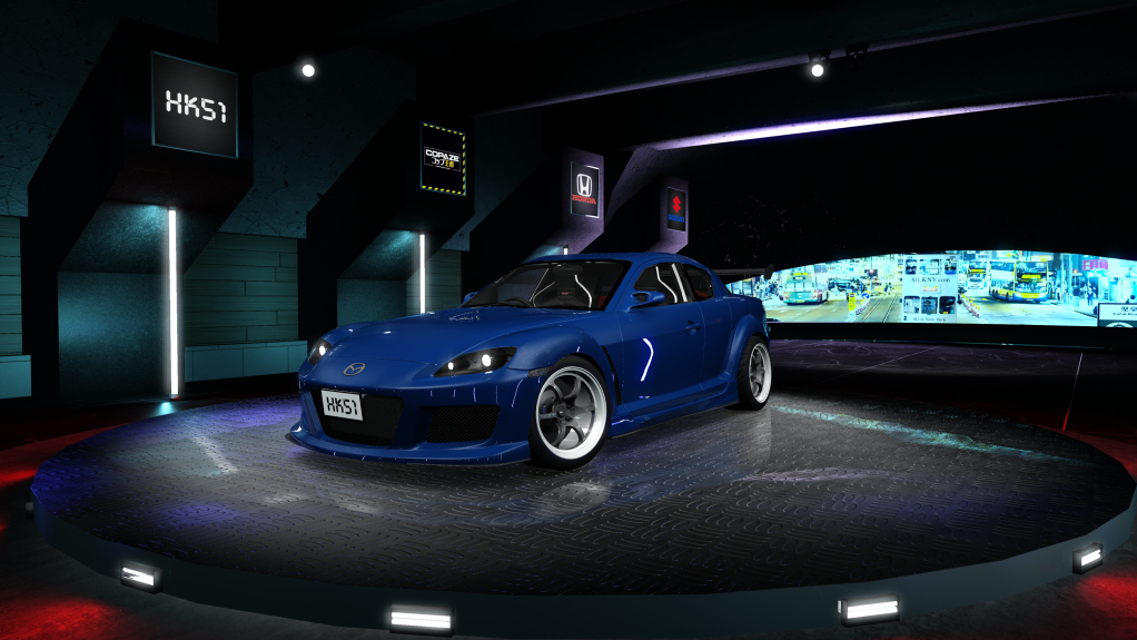 HK51 P1 Mazda RX8 SE3P, skin 04_Spirit_Blue