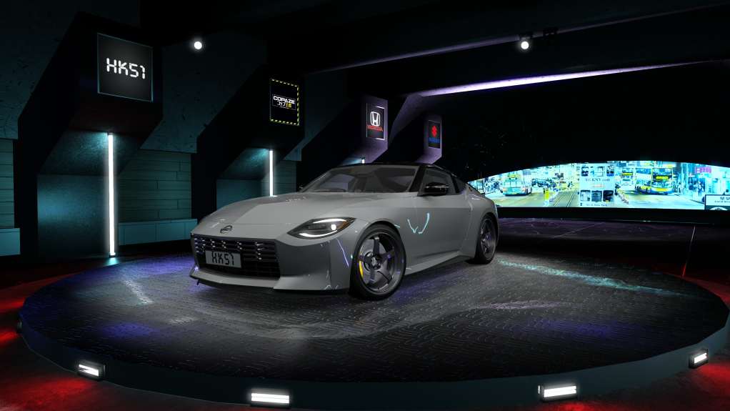 HK51 P1 Nissan Fairlady 400Z RZ34, skin Brilliant Silver