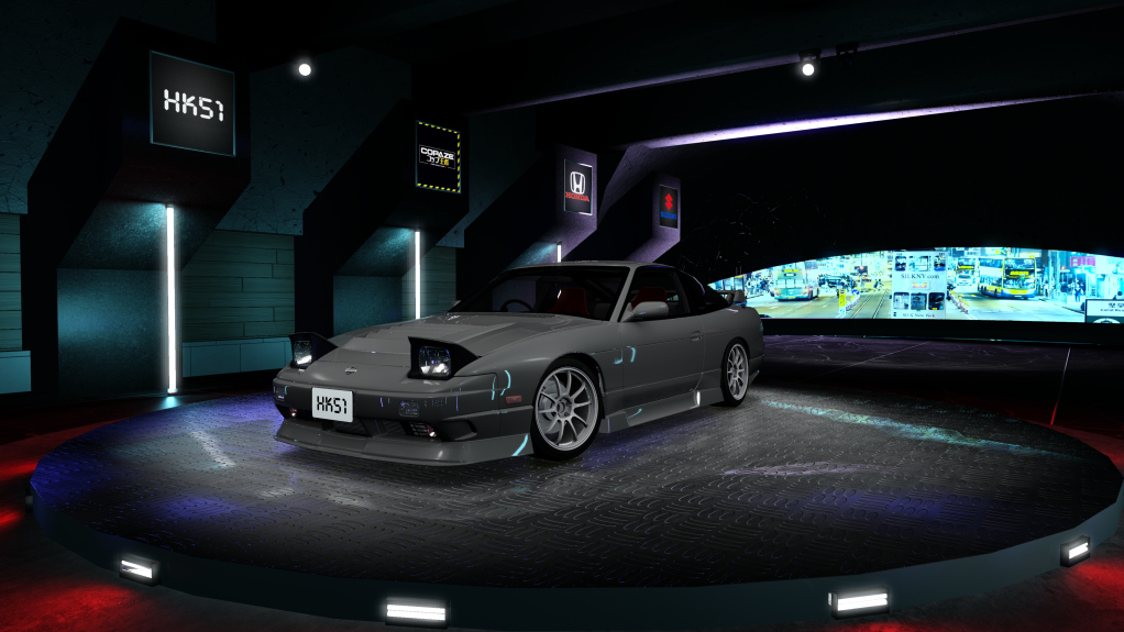 HK51 P1 Nissan Silvia S13, skin grey