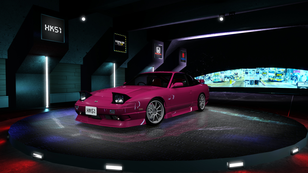 HK51 P1 Nissan Silvia S13, skin pink