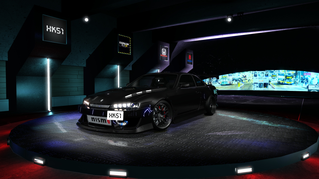 HK51 P1 Nissan Silvia S14, skin black