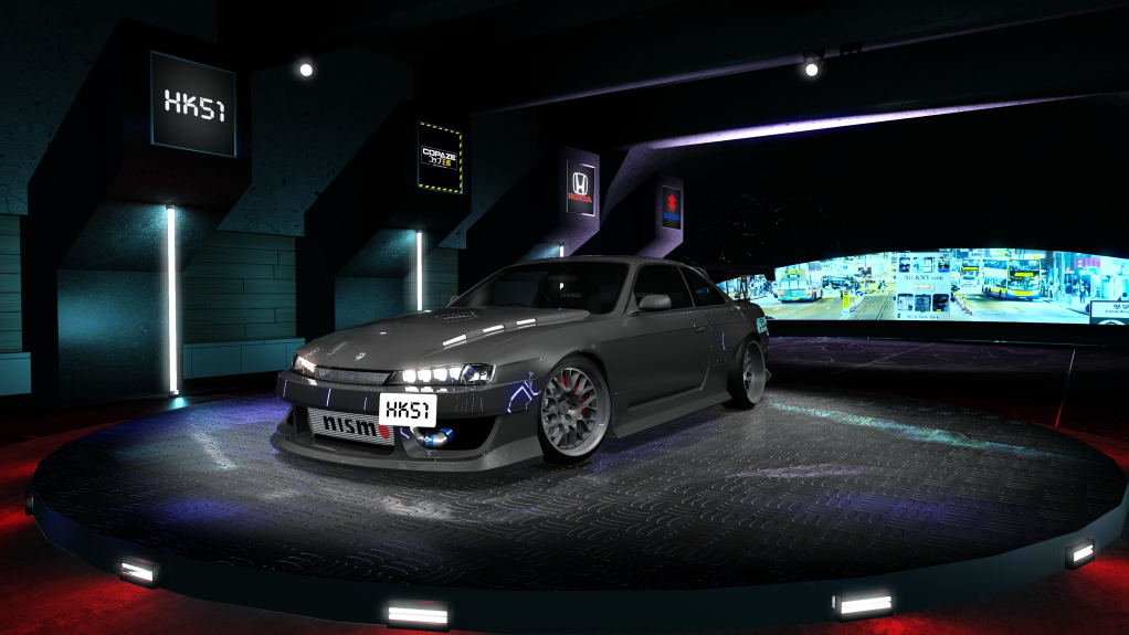 HK51 P1 Nissan Silvia S14, skin gray