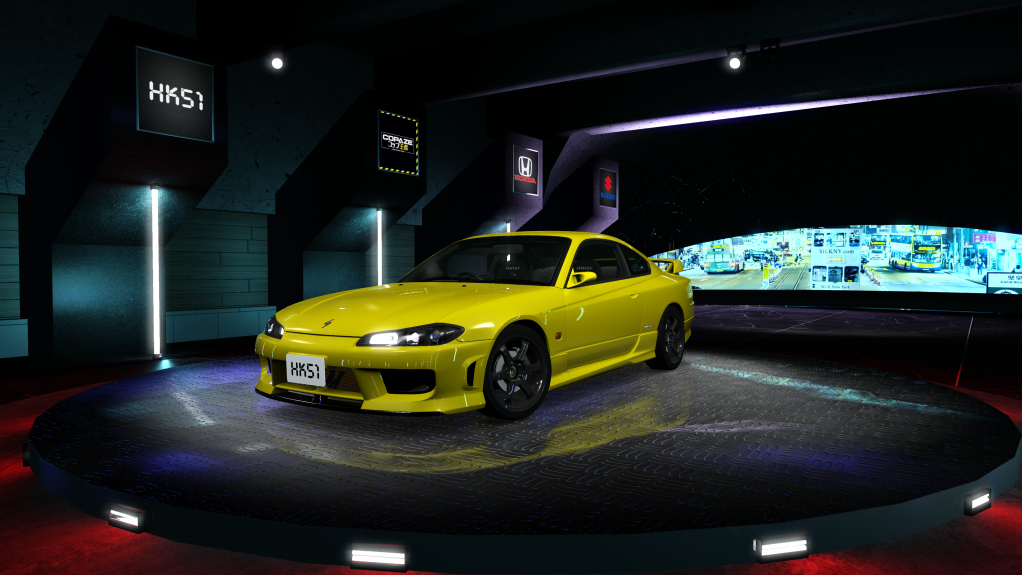HK51 P1 Nissan Silvia Spec-R S15, skin Lightning_Yellow