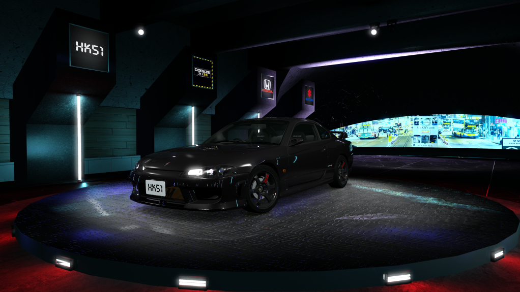 HK51 P1 Nissan Silvia Spec-R S15, skin Super_Black