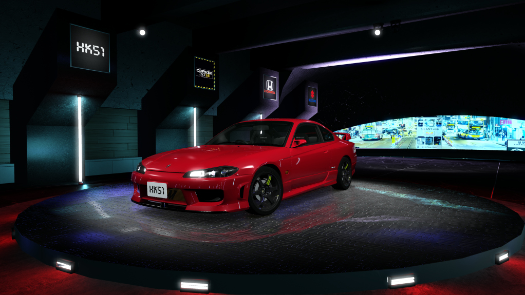 HK51 P1 Nissan Silvia Spec-R S15, skin Super_Red