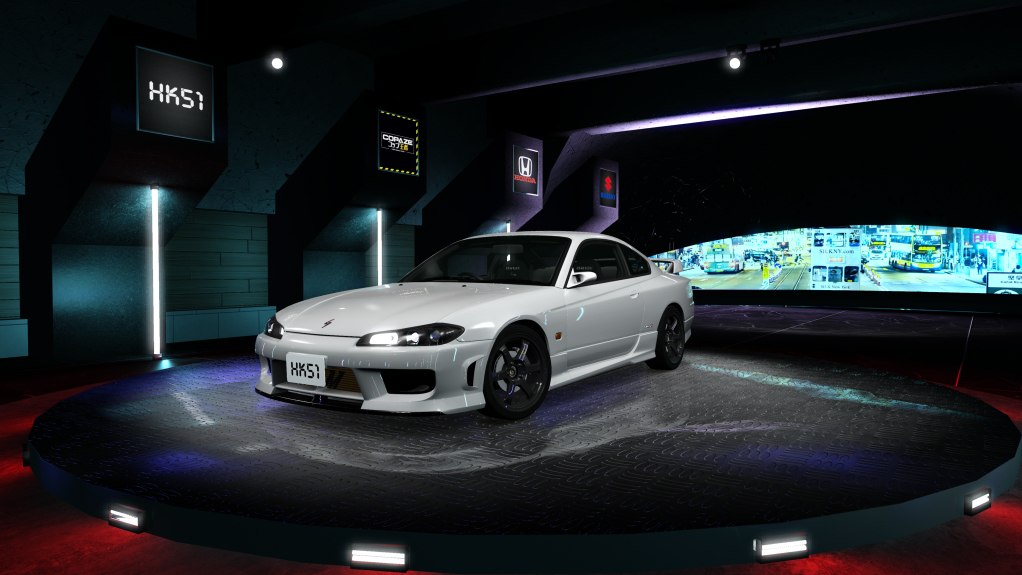 HK51 P1 Nissan Silvia Spec-R S15, skin White