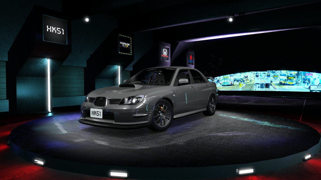 HK51 P1 Subaru Impreza WRX STi S204, skin 02_Grey