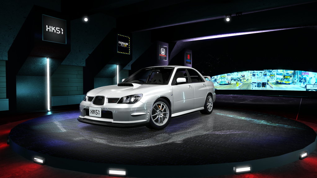 HK51 P1 Subaru Impreza WRX STi S204, skin 04_white