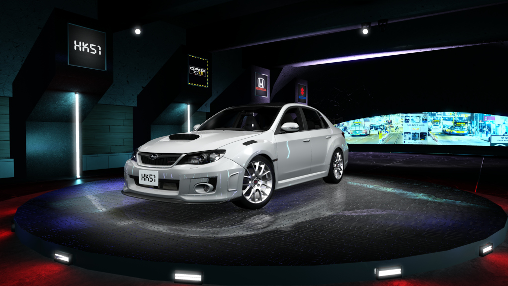 HK51 P1 Subaru Impreza WRX STi S206, skin 03_Satin_White_Pearl