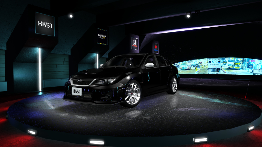 HK51 P1 Subaru Impreza WRX STi S206, skin 05_Obsidian_Black_Pearl