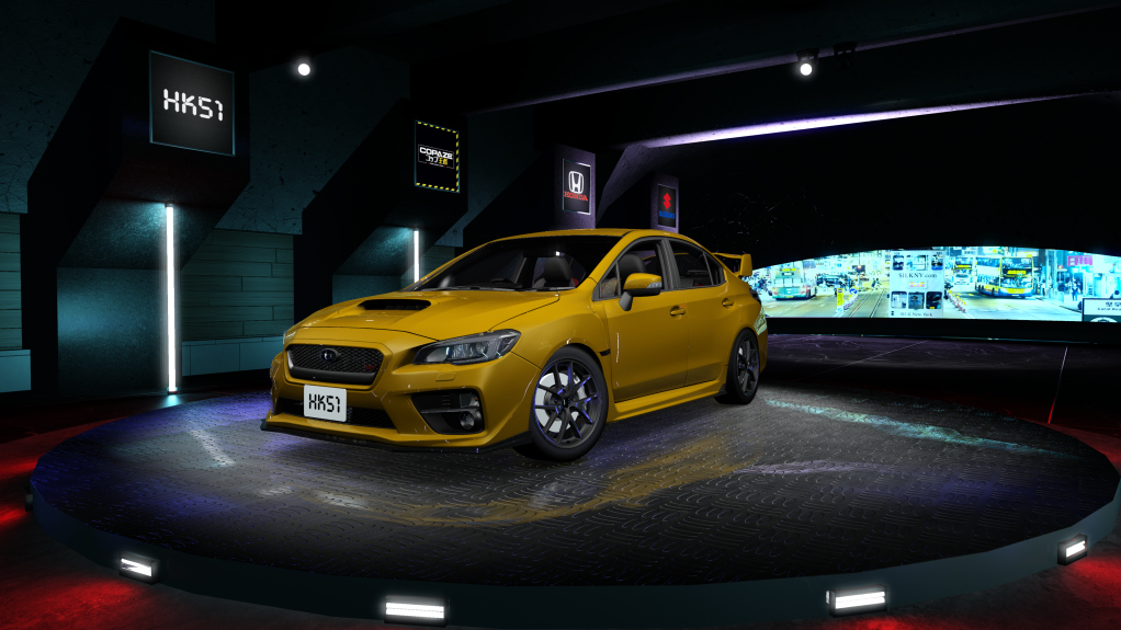 HK51 P1 Subaru Impreza WRX STi S209, skin Yellow