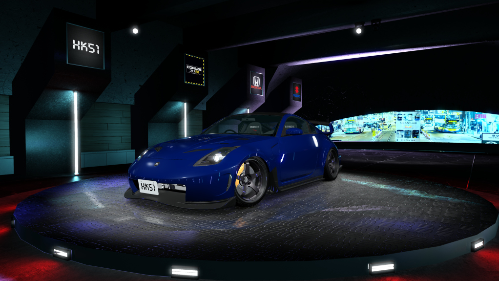 HK51 P1 Nissan Fairlady 380RS Z33, skin 03_Dark_Blue