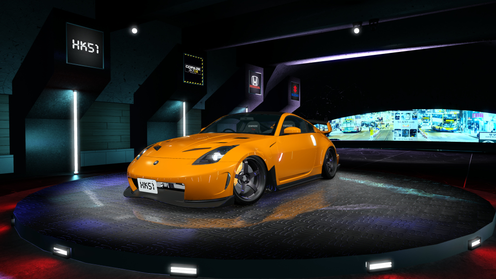 HK51 P1 Nissan Fairlady 380RS Z33, skin 06_Premium_Passionate_Orange