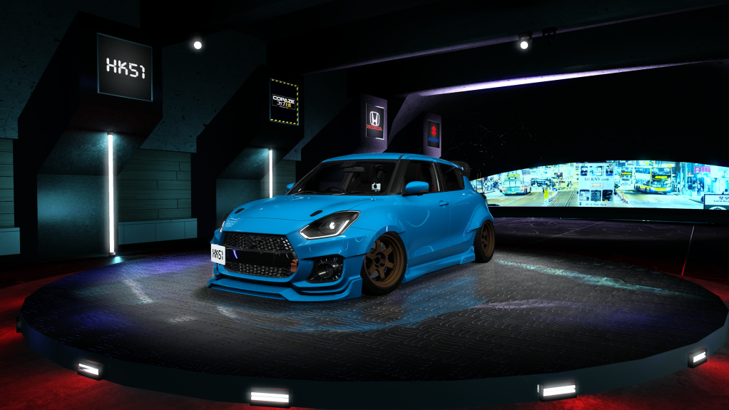 HK51 P1 Suzuki Swift Sport ZC33S, skin Impact_Cobalt_Pearl