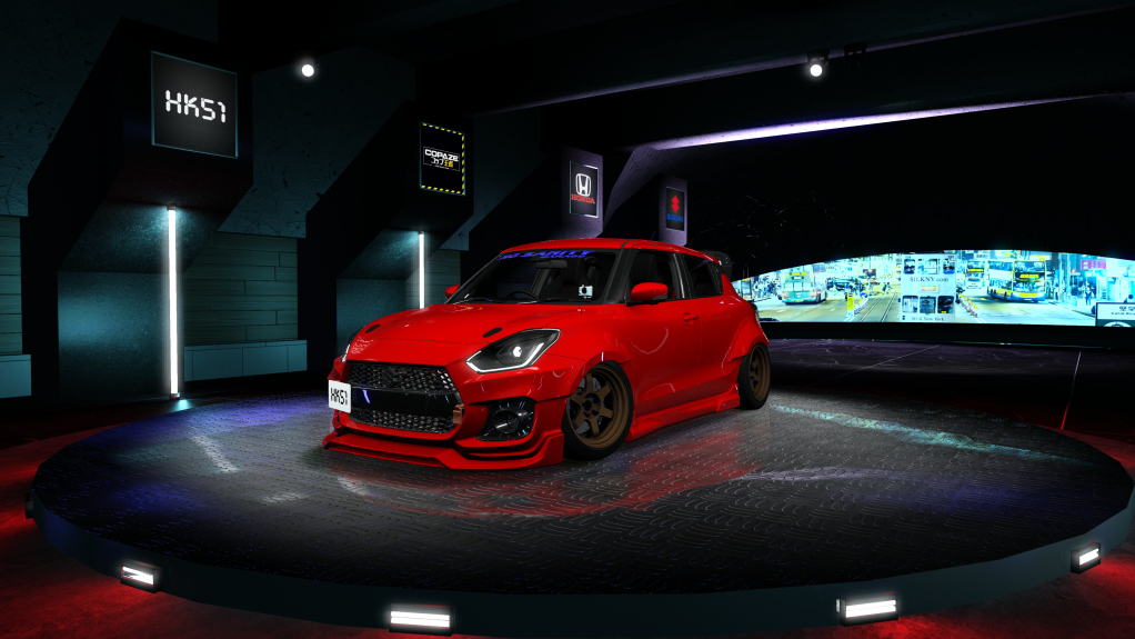 HK51 P1 Suzuki Swift Sport ZC33S, skin Impact_Red_Pearl