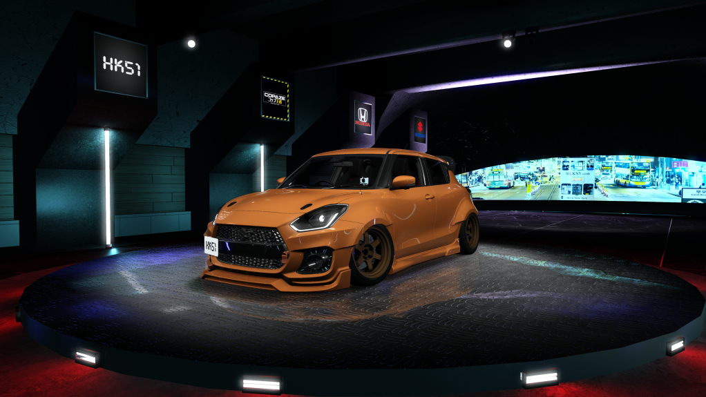 HK51 P1 Suzuki Swift Sport ZC33S, skin Mellow_Orange