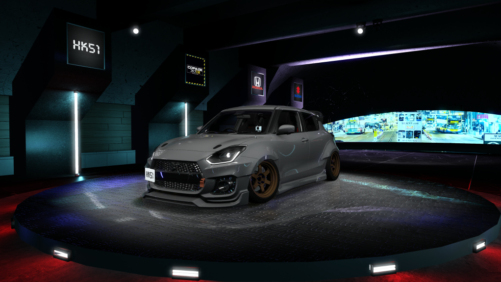 HK51 P1 Suzuki Swift Sport ZC33S, skin Shift_Ghost