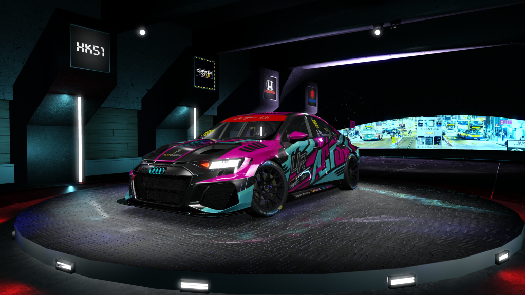 HK51 TCR Audi RS3 LMS, skin 90_ACID