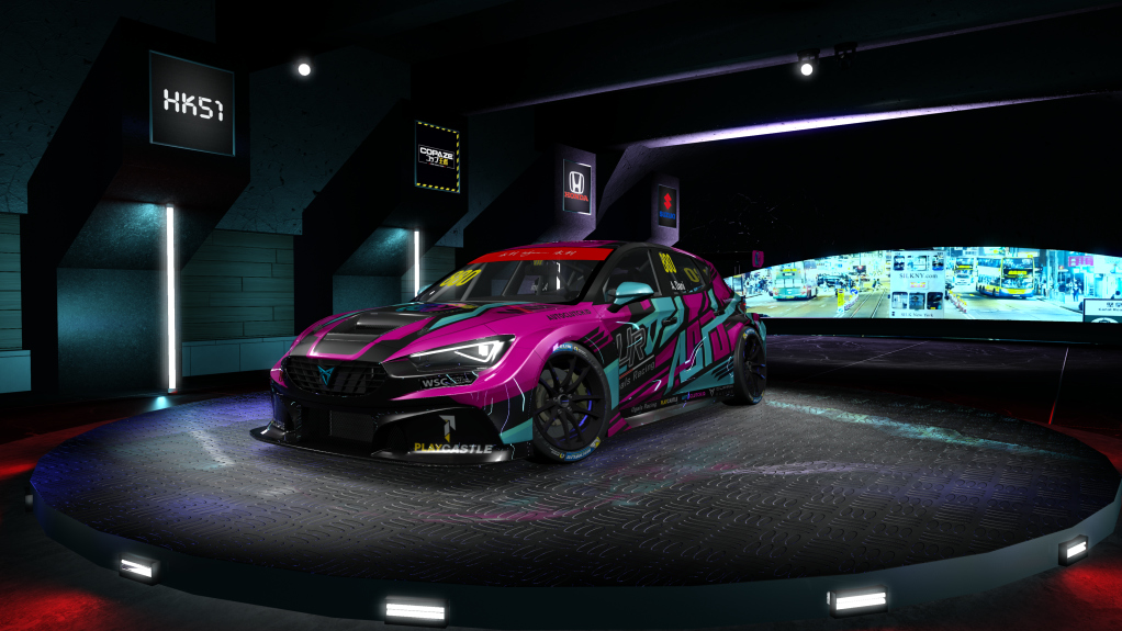 HK51 TCR Cupra Leon Competicion, skin 880_ACID