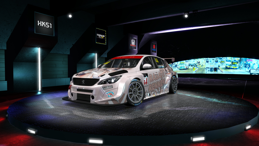 HK51 TCR Peugeot 308, skin RST2_Alvin