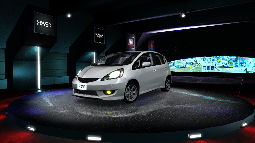 HK51 Traffic Honda Jazz, skin Storm_Silver_Metallic