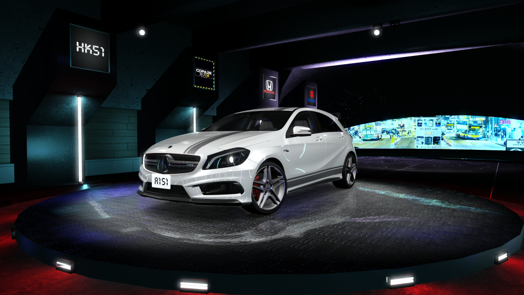 HK51 Traffic Mercedes-Benz A45 AMG, skin custom_edition_one_white