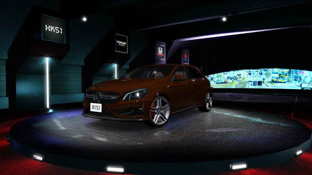 HK51 Traffic Mercedes-Benz A45 AMG, skin orient_bronze