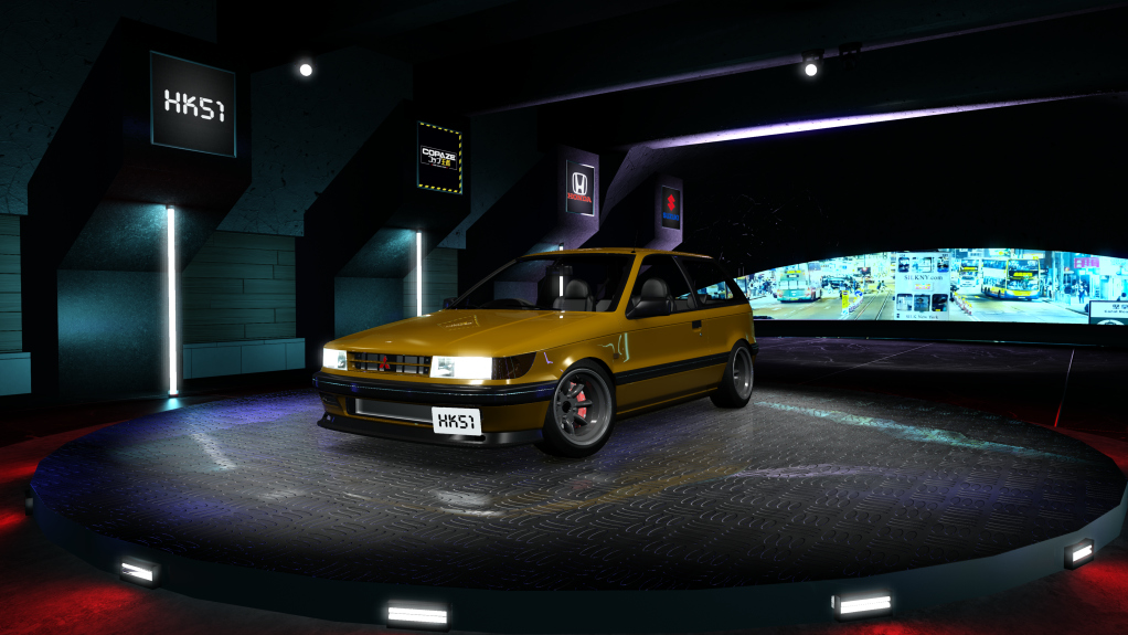 HK51 Traffic Mitsubishi Colt, skin 03_Yellow