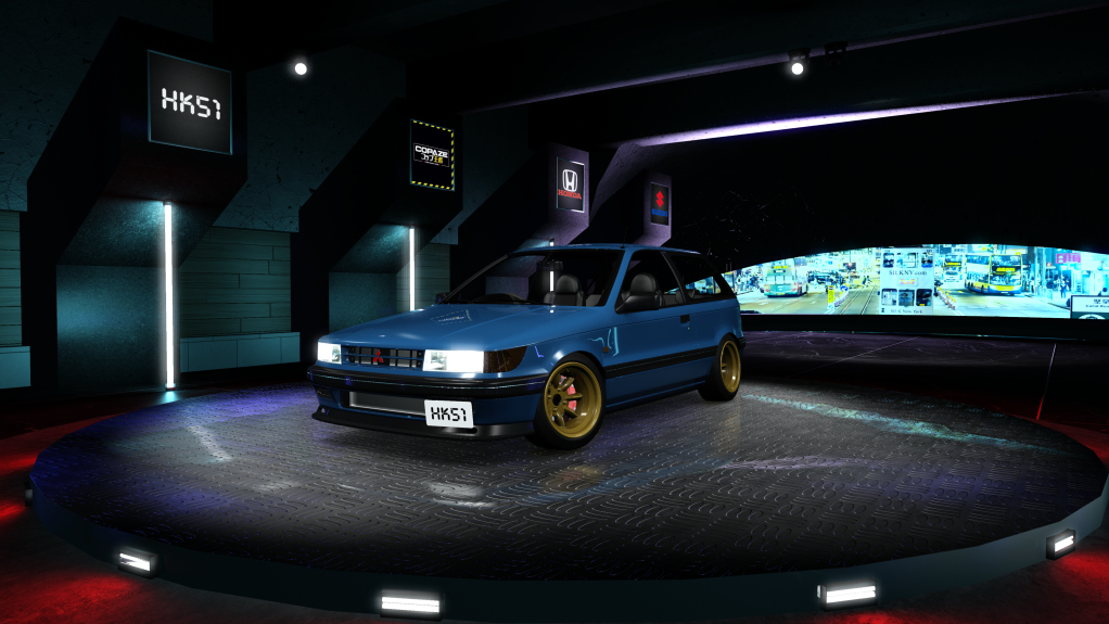 HK51 Traffic Mitsubishi Colt, skin 04_Blue