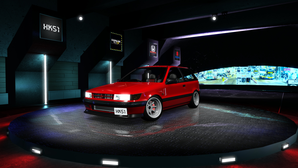 HK51 Traffic Mitsubishi Colt, skin 05_Red