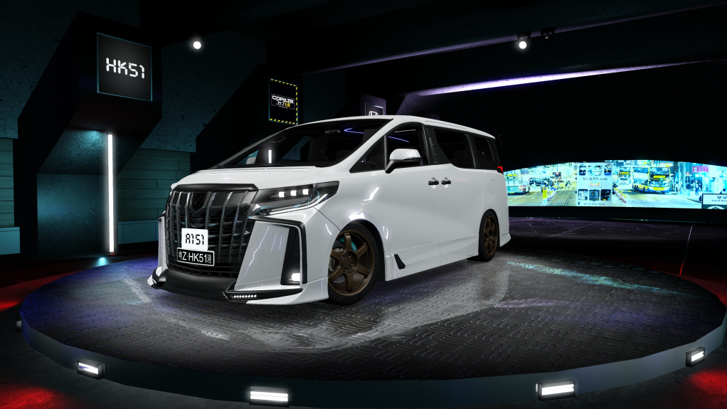 HK51 Traffic Toyota Alphard, skin white