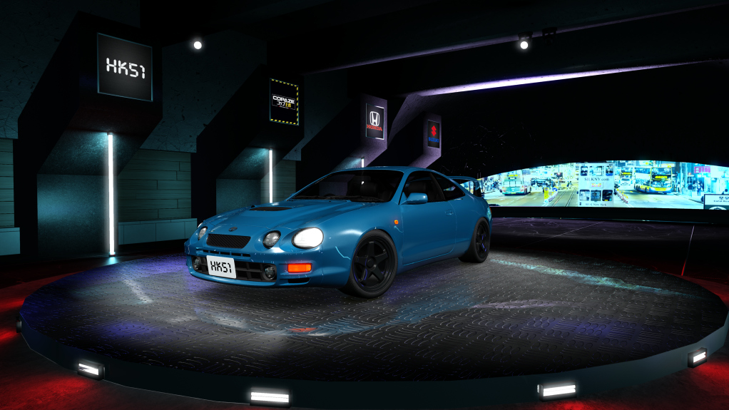 HK51 Traffic Toyota Celica, skin baltic_blue