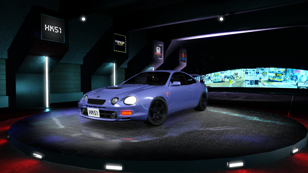 HK51 Traffic Toyota Celica, skin bright_iris