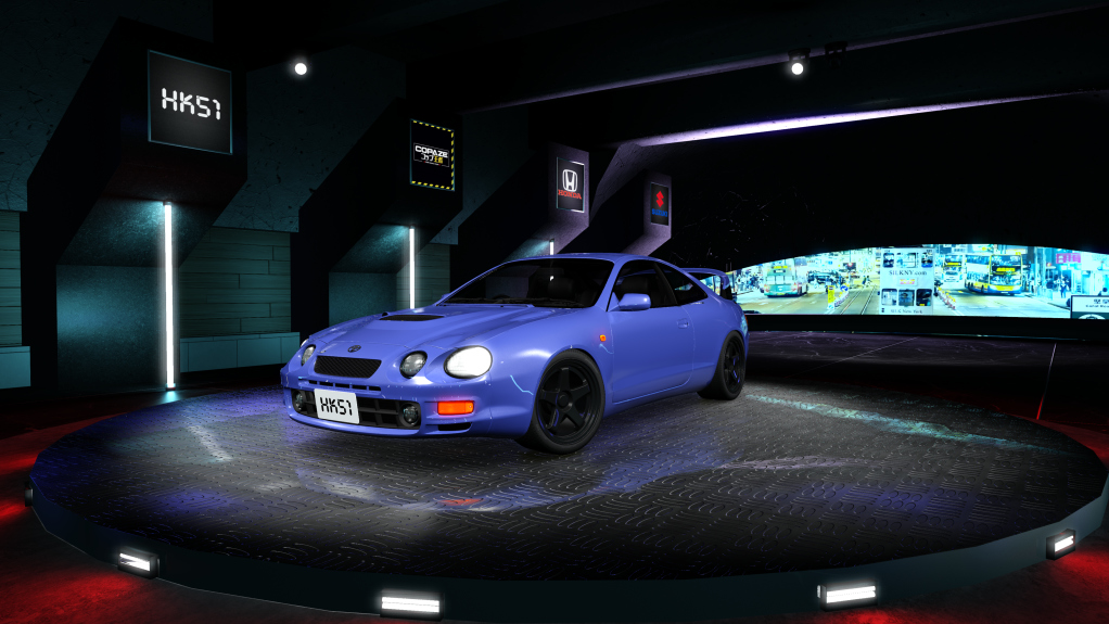 HK51 Traffic Toyota Celica, skin fiesta_blue