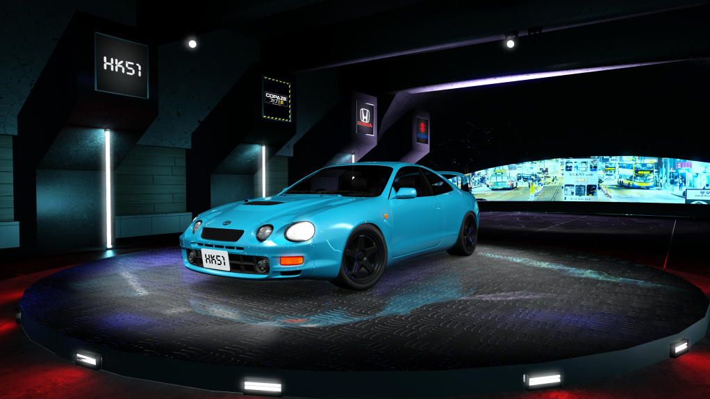 HK51 Traffic Toyota Celica, skin galaxy_blue