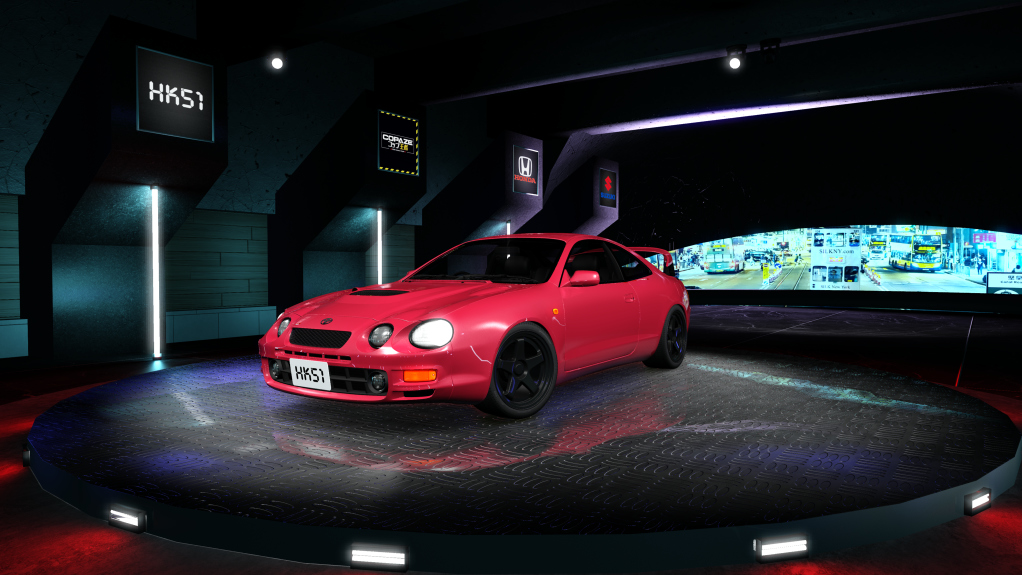 HK51 Traffic Toyota Celica, skin renaissance_red