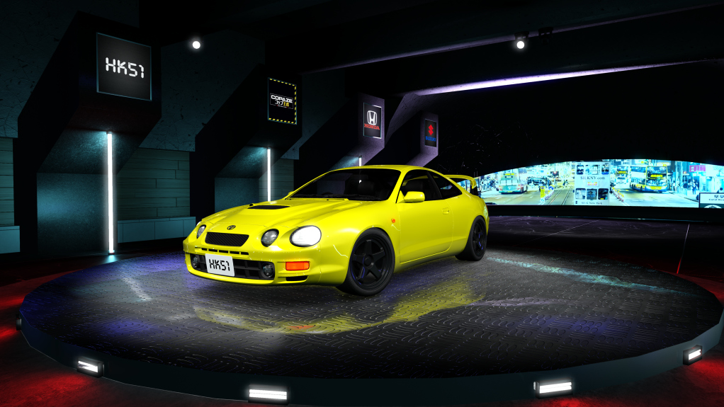 HK51 Traffic Toyota Celica, skin solar_yellow