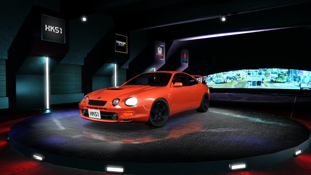 HK51 Traffic Toyota Celica, skin sunburst