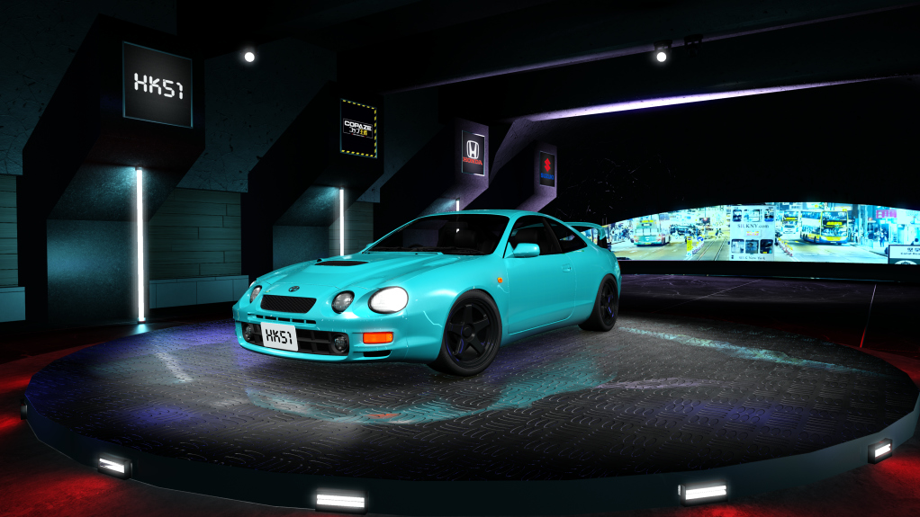 HK51 Traffic Toyota Celica, skin turquoise