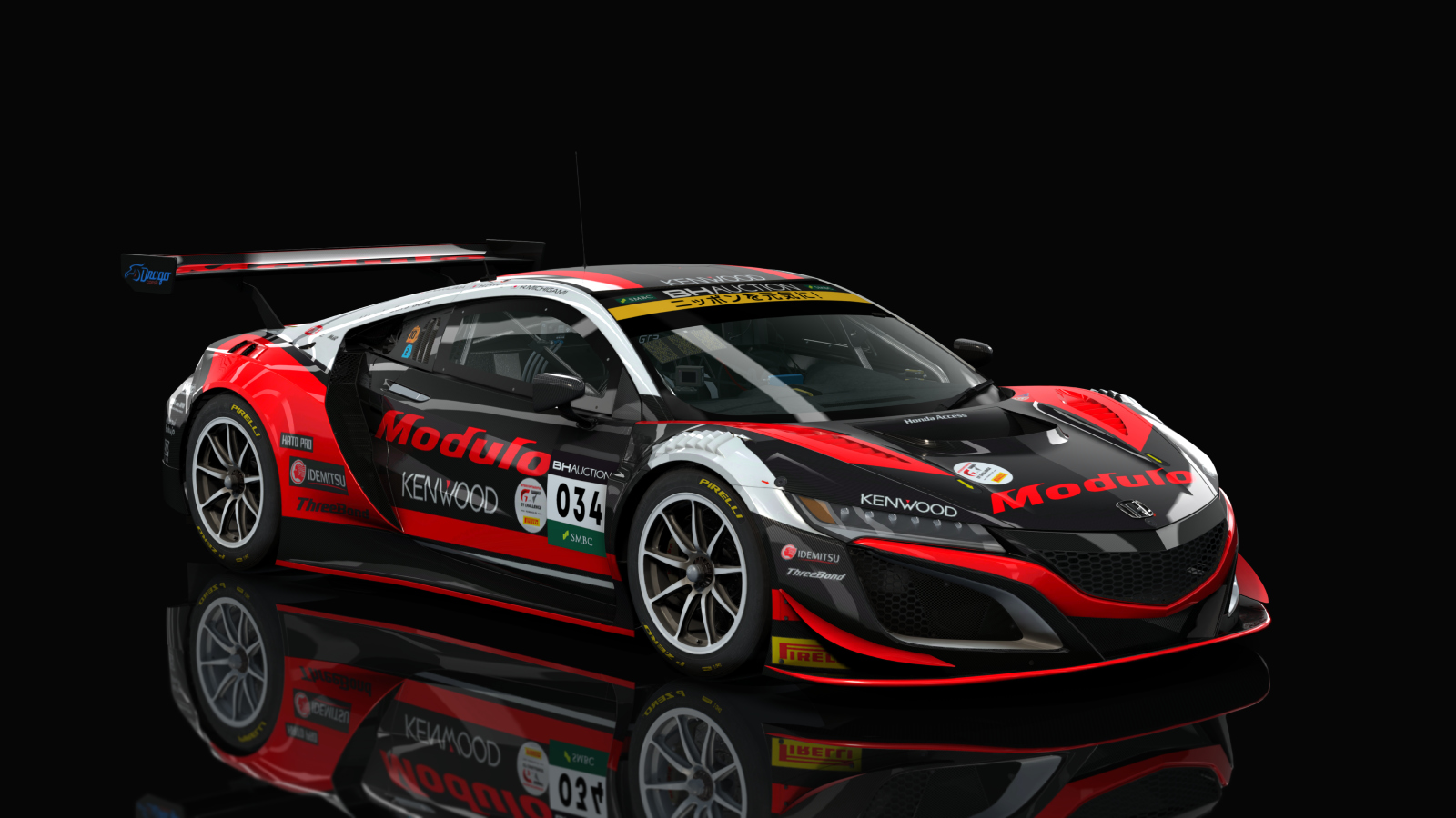 Honda NSX GT3 Evo ACC, skin IGT_Suzuka_2019_Modulo_34