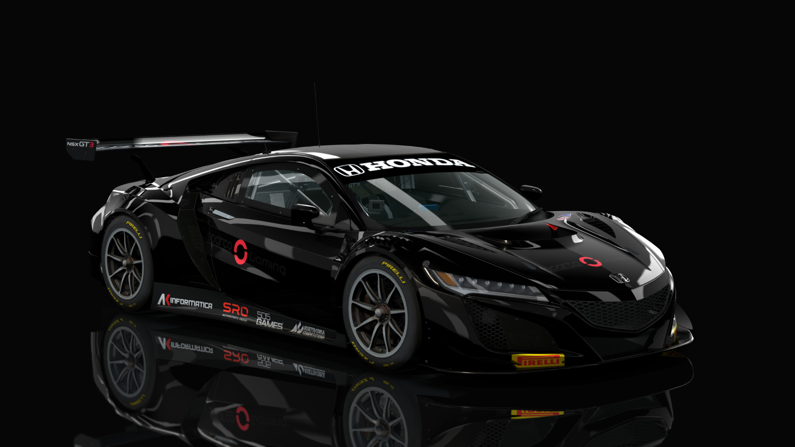 Honda NSX GT3 Evo ACC, skin Sparco