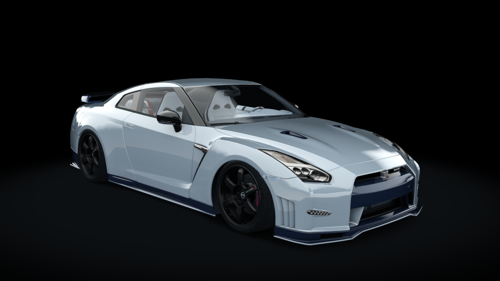 Nissan GT-R SPEC A, skin 02_white_tan