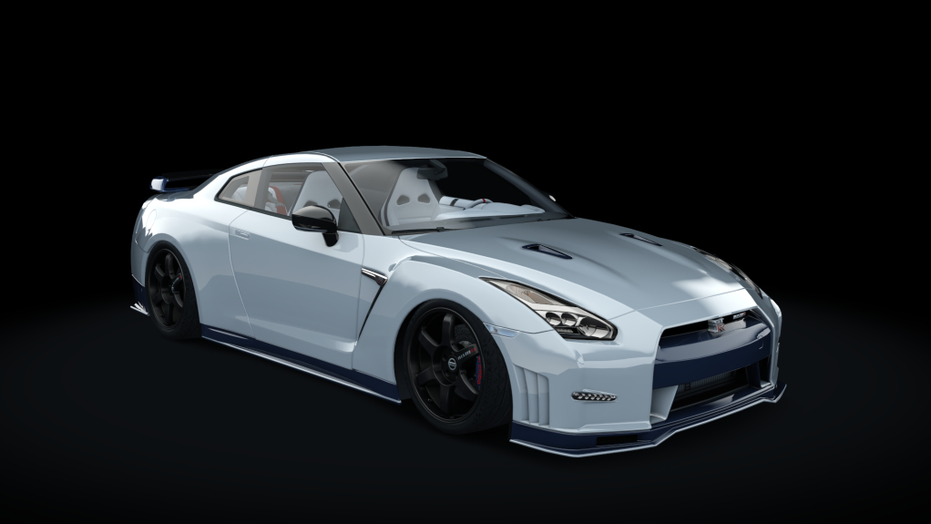 Nissan GT-R SPEC B, skin 02_white_tan